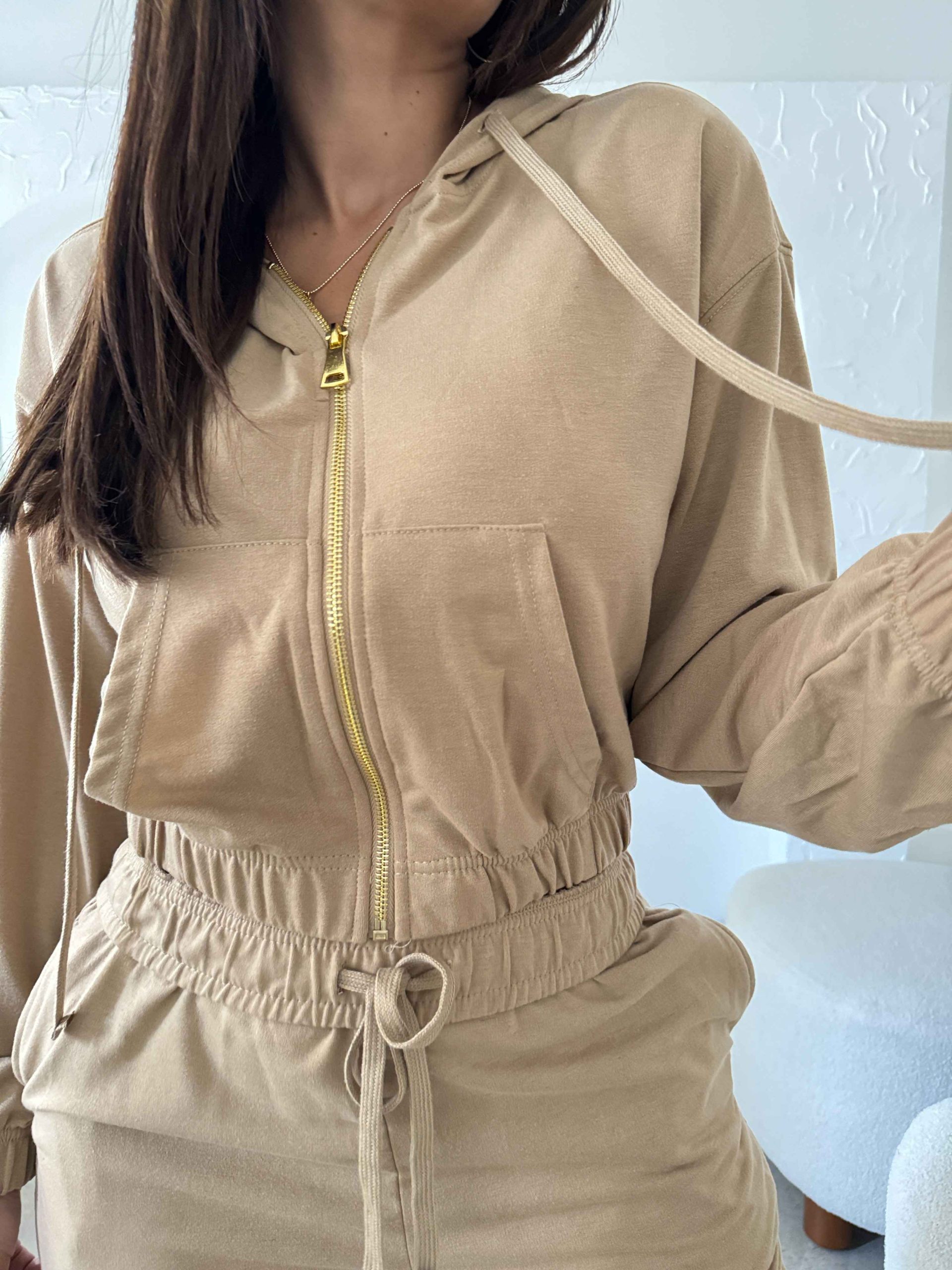 Set Suéter y Jogger Beige